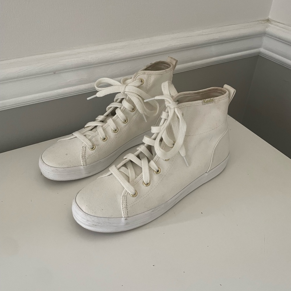 Keds Women’s Kickstart White High-Top sneaker- Women’s 6.5